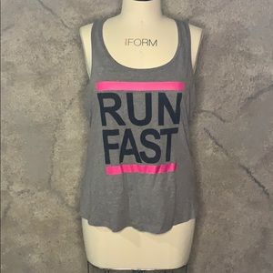 Run fast racerback